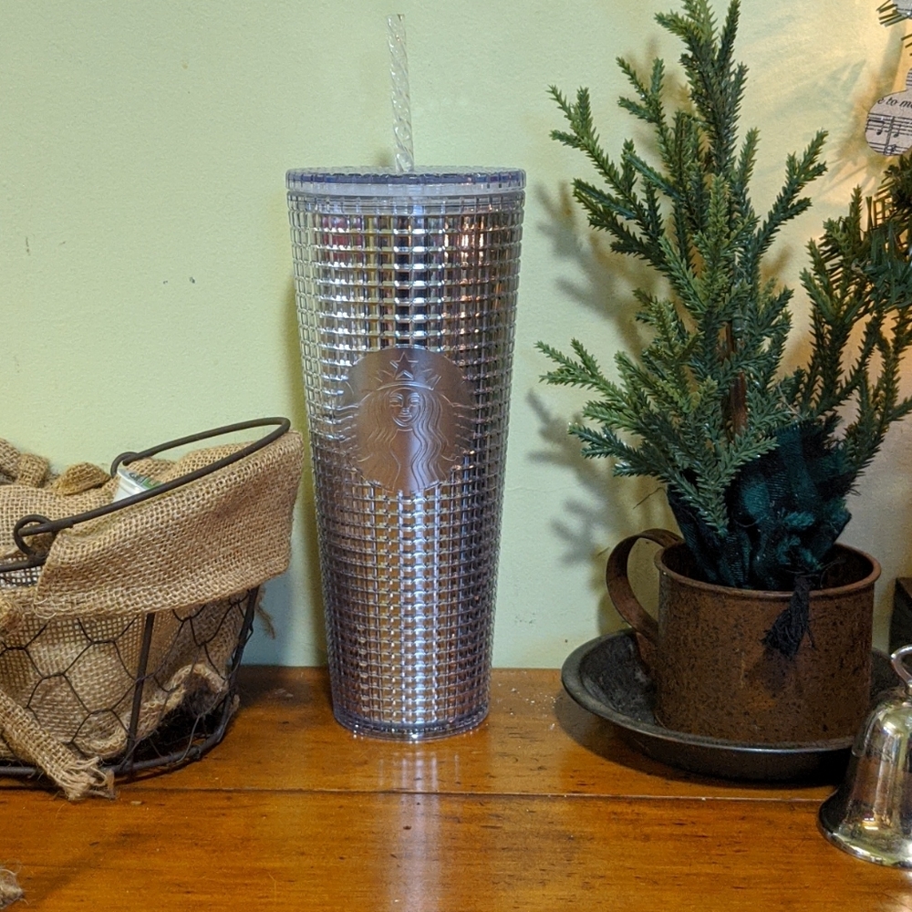 Starbucks platinum disco tumbler